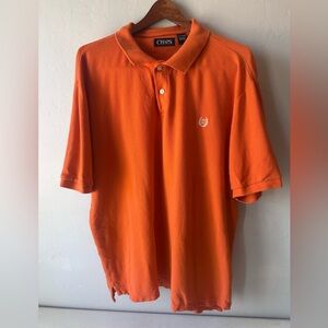 Chaps Men's Orange Polo Shirt 100 % Cotton SizeXXL